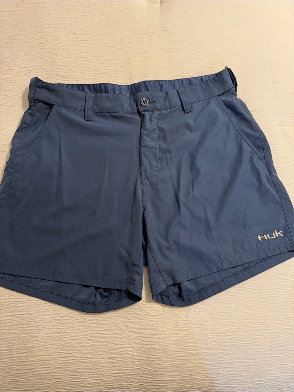 Huk Men's Navy Hybrid Performance Shorts